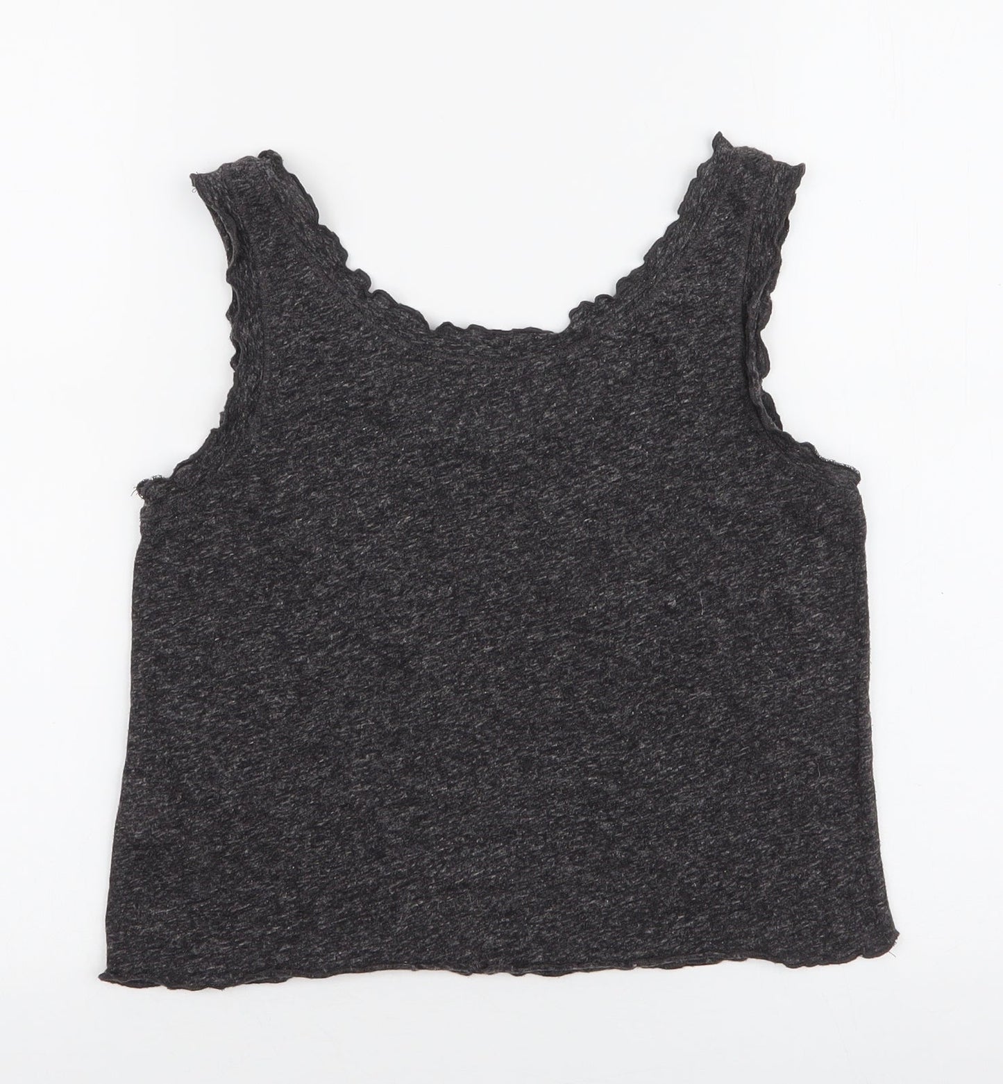 Womens UK Size 10 New Look Blue Jersey Tank
