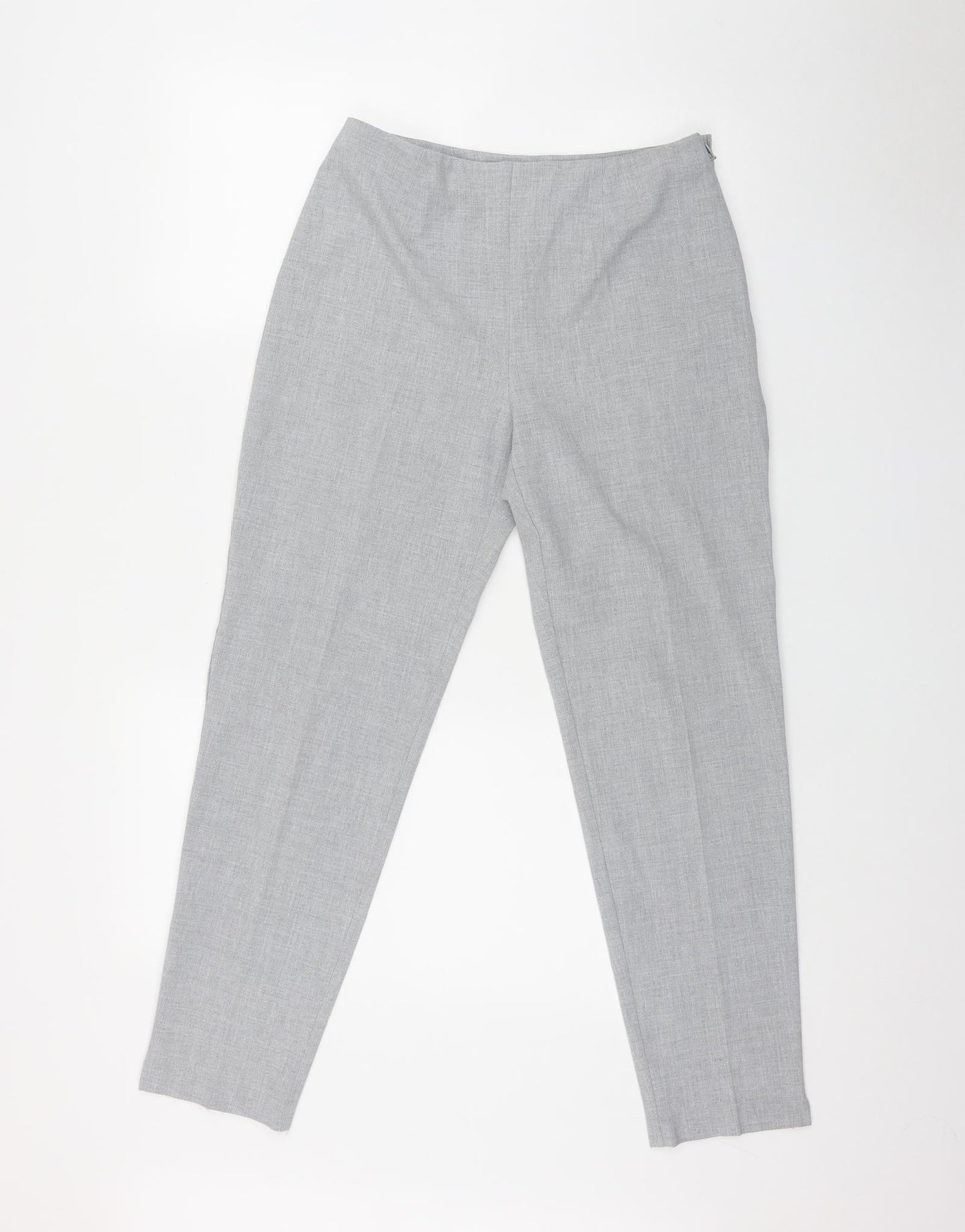 Womens UK Size 12 Marks and Spencer Regular Fit  Grey Trousers