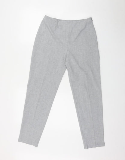 Womens UK Size 12 Marks and Spencer Regular Fit  Grey Trousers