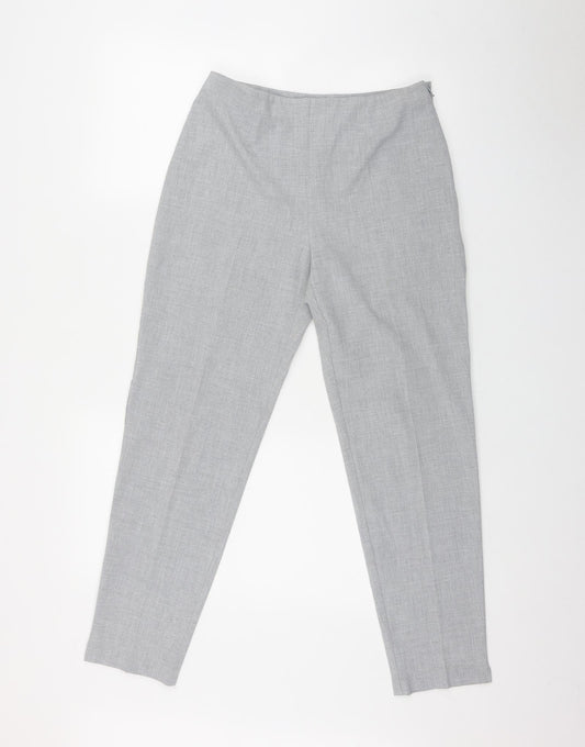 Womens UK Size 12 Marks and Spencer Regular Fit  Grey Trousers