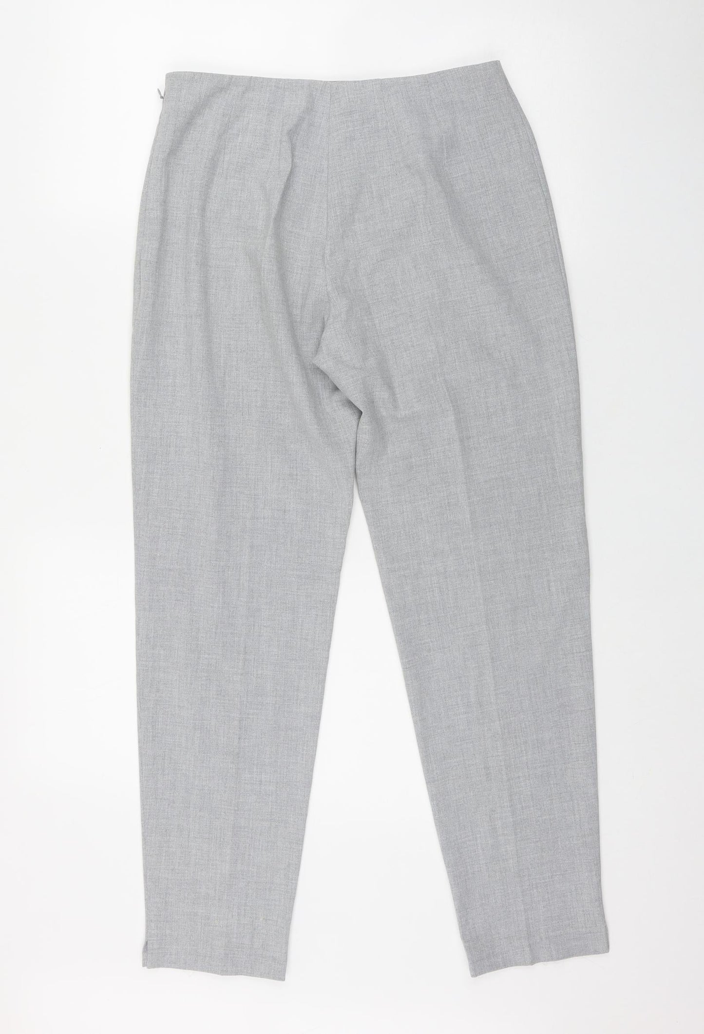 Womens UK Size 12 Marks and Spencer Regular Fit  Grey Trousers