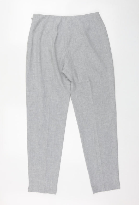 Womens UK Size 12 Marks and Spencer Regular Fit  Grey Trousers
