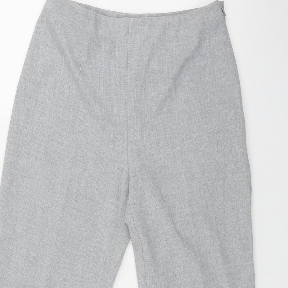 Womens UK Size 12 Marks and Spencer Regular Fit  Grey Trousers