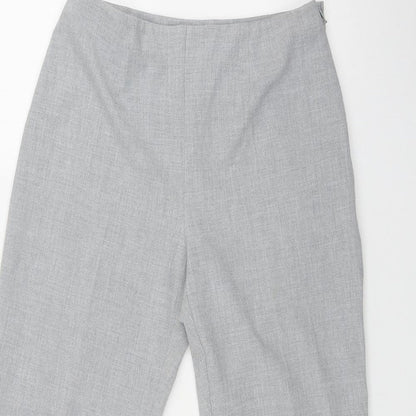 Womens UK Size 12 Marks and Spencer Regular Fit  Grey Trousers
