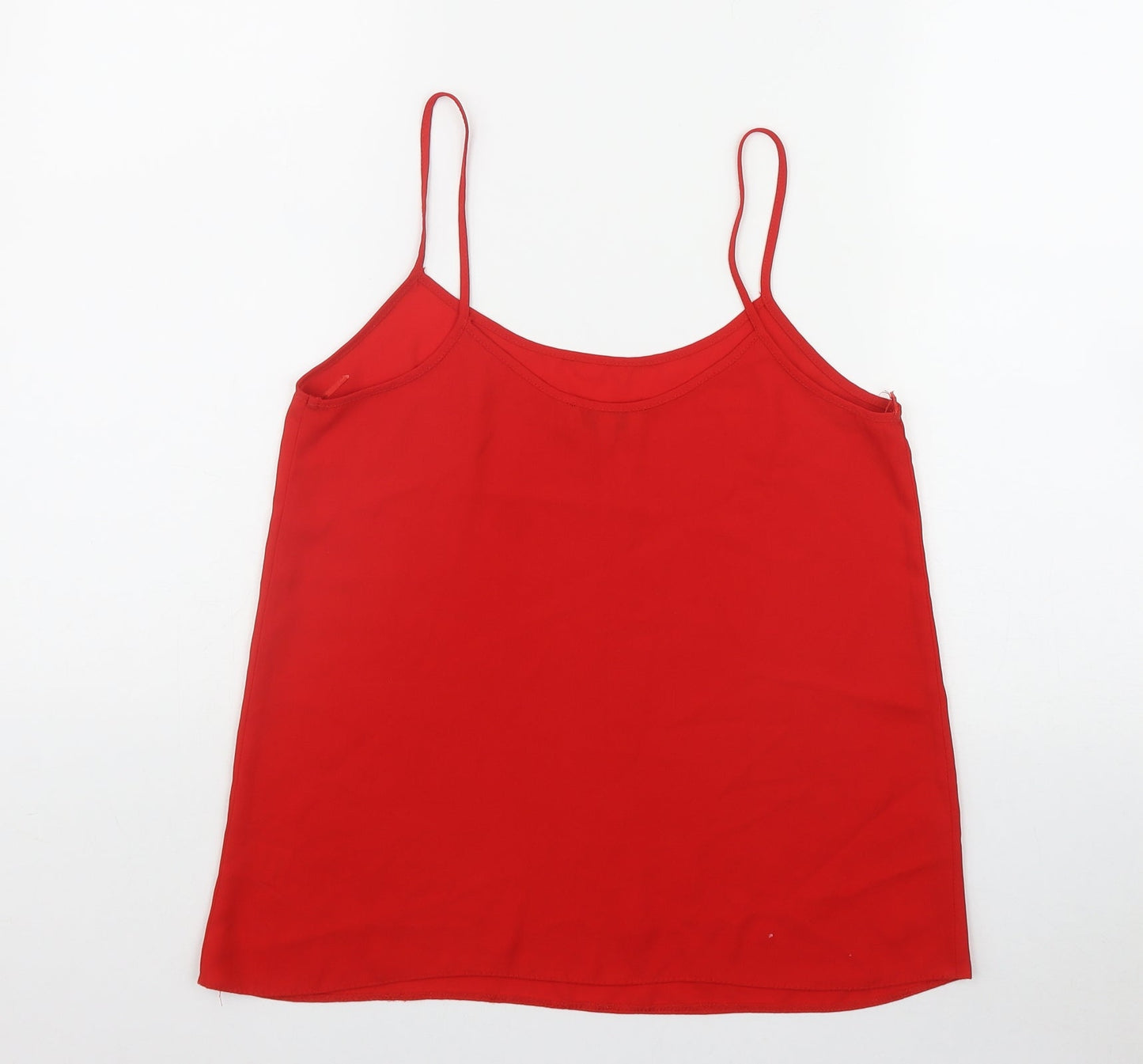 Papaya Womens Red  Polyester Camisole Tank Size 8 Scoop Neck