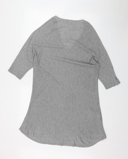 Womens UK Size L Papaya Grey Pullover Jumper