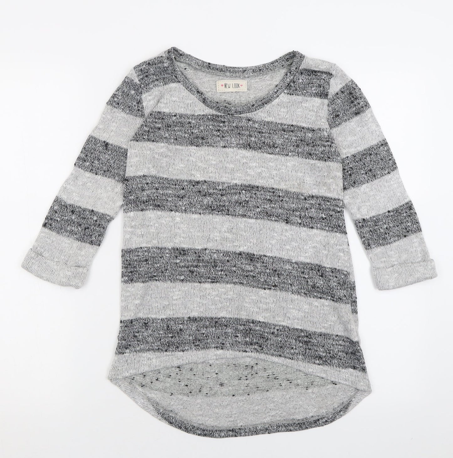 Womens UK Size 8 New Look Grey Pullover Jumper