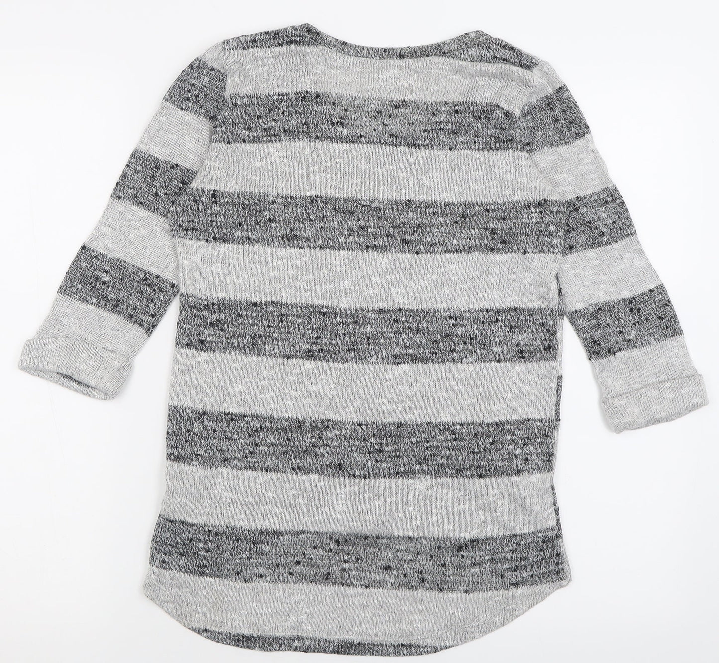Womens UK Size 8 New Look Grey Pullover Jumper