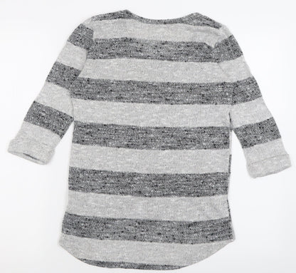 Womens UK Size 8 New Look Grey Pullover Jumper