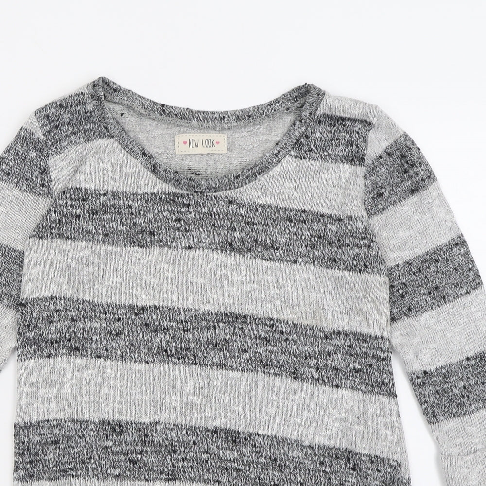 Womens UK Size 8 New Look Grey Pullover Jumper