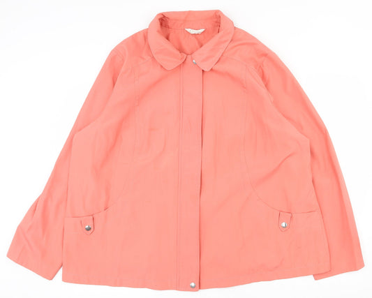 Classics Womens Pink   Jacket Coat Size XL  Zip