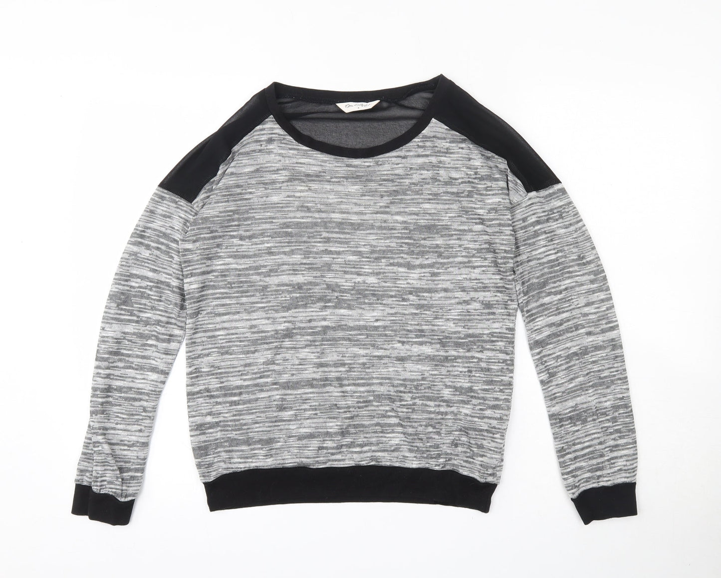 Womens UK Size 8 Miss Selfridge Grey Pullover Jumper