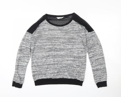 Womens UK Size 8 Miss Selfridge Grey Pullover Jumper
