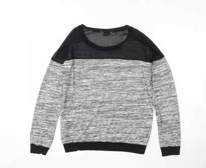 Womens UK Size 8 Miss Selfridge Grey Pullover Jumper