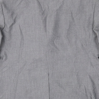 Primark Mens Grey  Polyester Jacket Suit Jacket Size 42