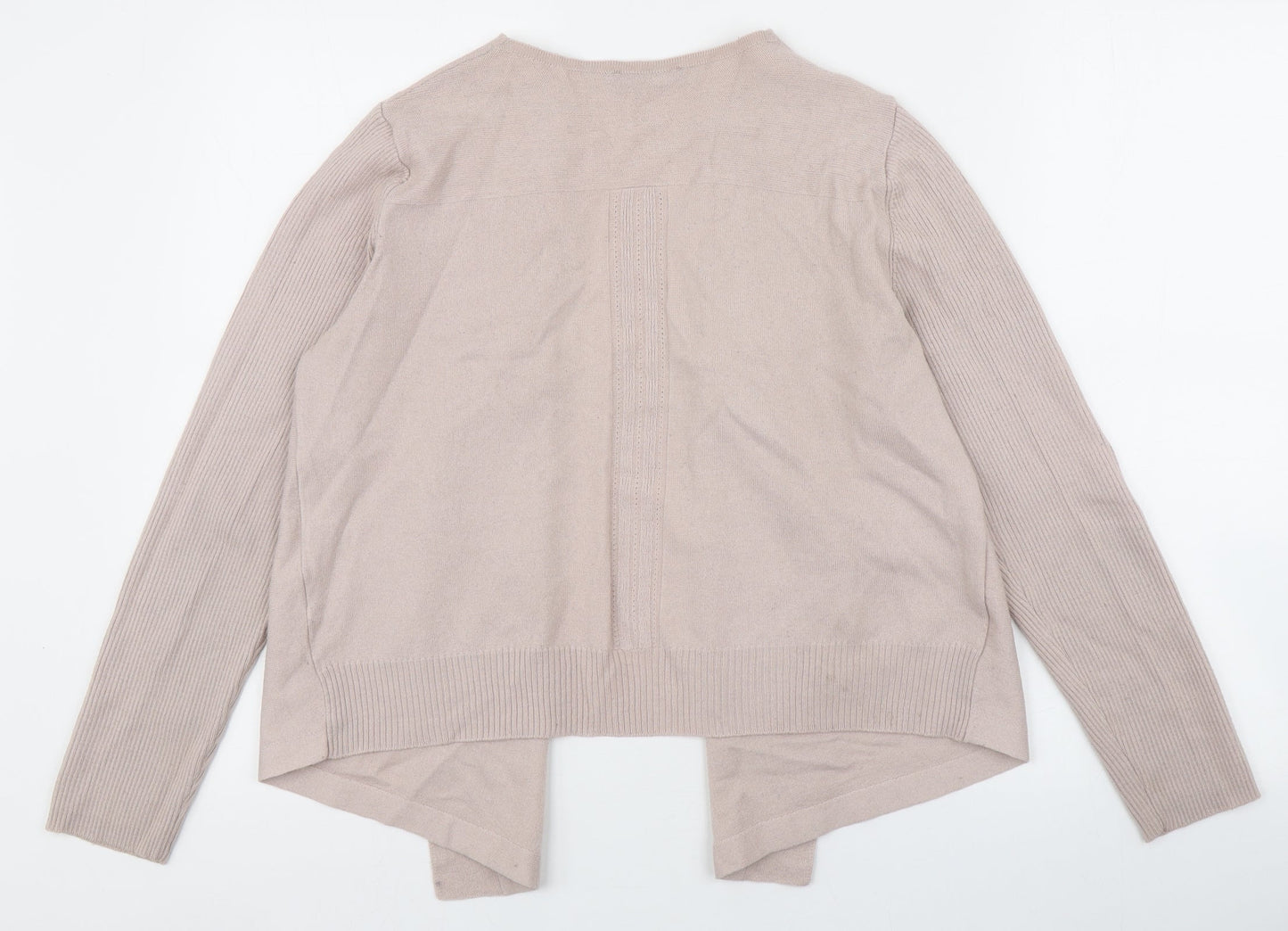 Autograph Womens Pink Collared  Polyester Cardigan Jumper Size 10