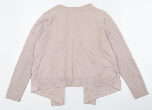 Autograph Womens Pink Collared  Polyester Cardigan Jumper Size 10