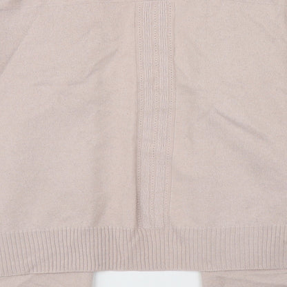 Autograph Womens Pink Collared  Polyester Cardigan Jumper Size 10