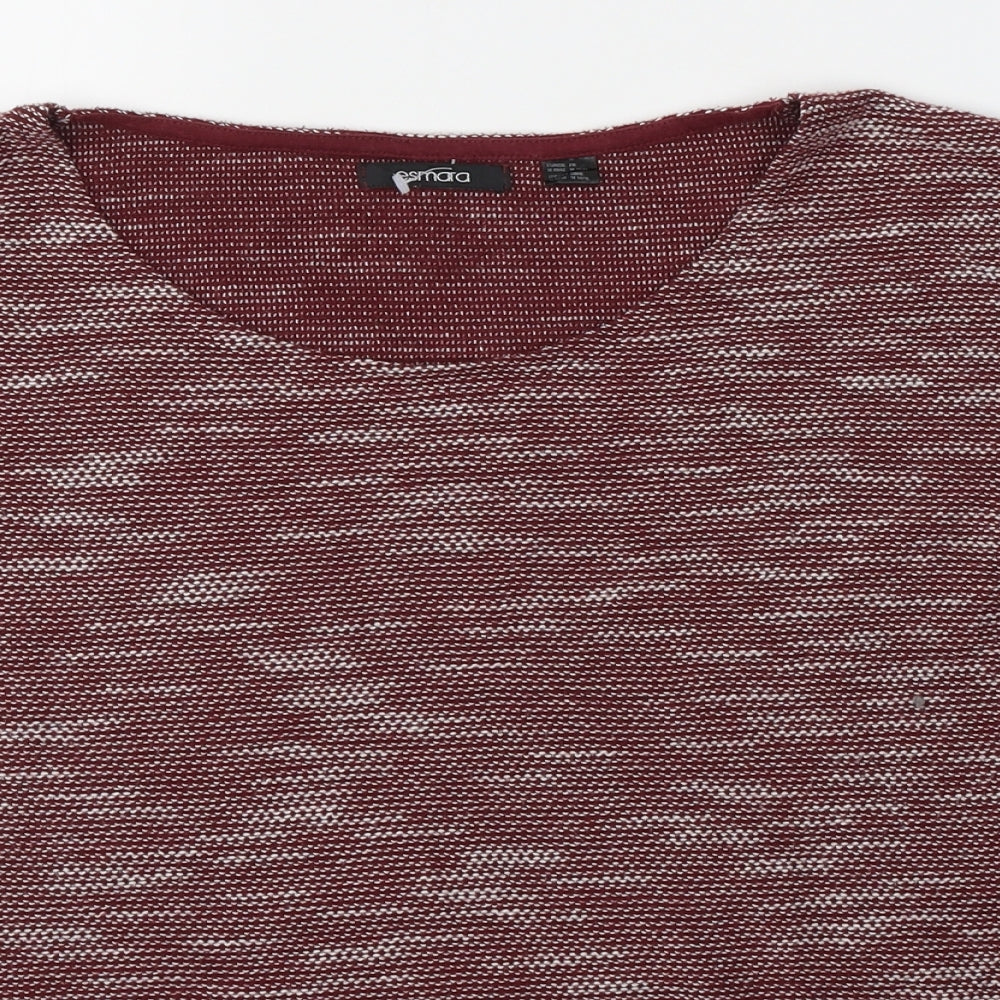 Womens UK Size 14 ESMARA Red Pullover Jumper