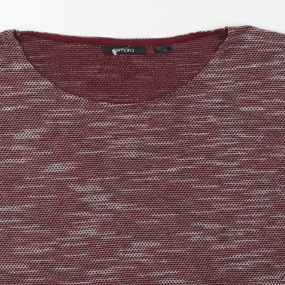 Womens UK Size 14 ESMARA Red Pullover Jumper