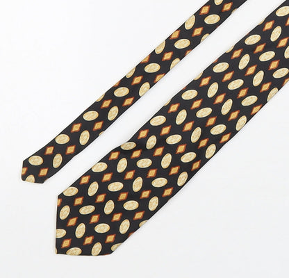 Mens Ciro Citterio Multicoloured Geometric  Pointed Tie