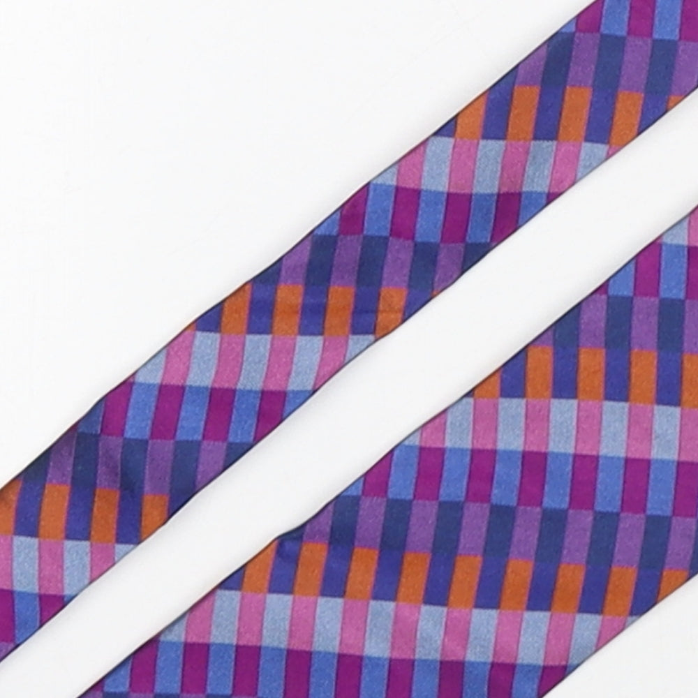 Mens alexandre of england Multicoloured Striped  Pointed Tie