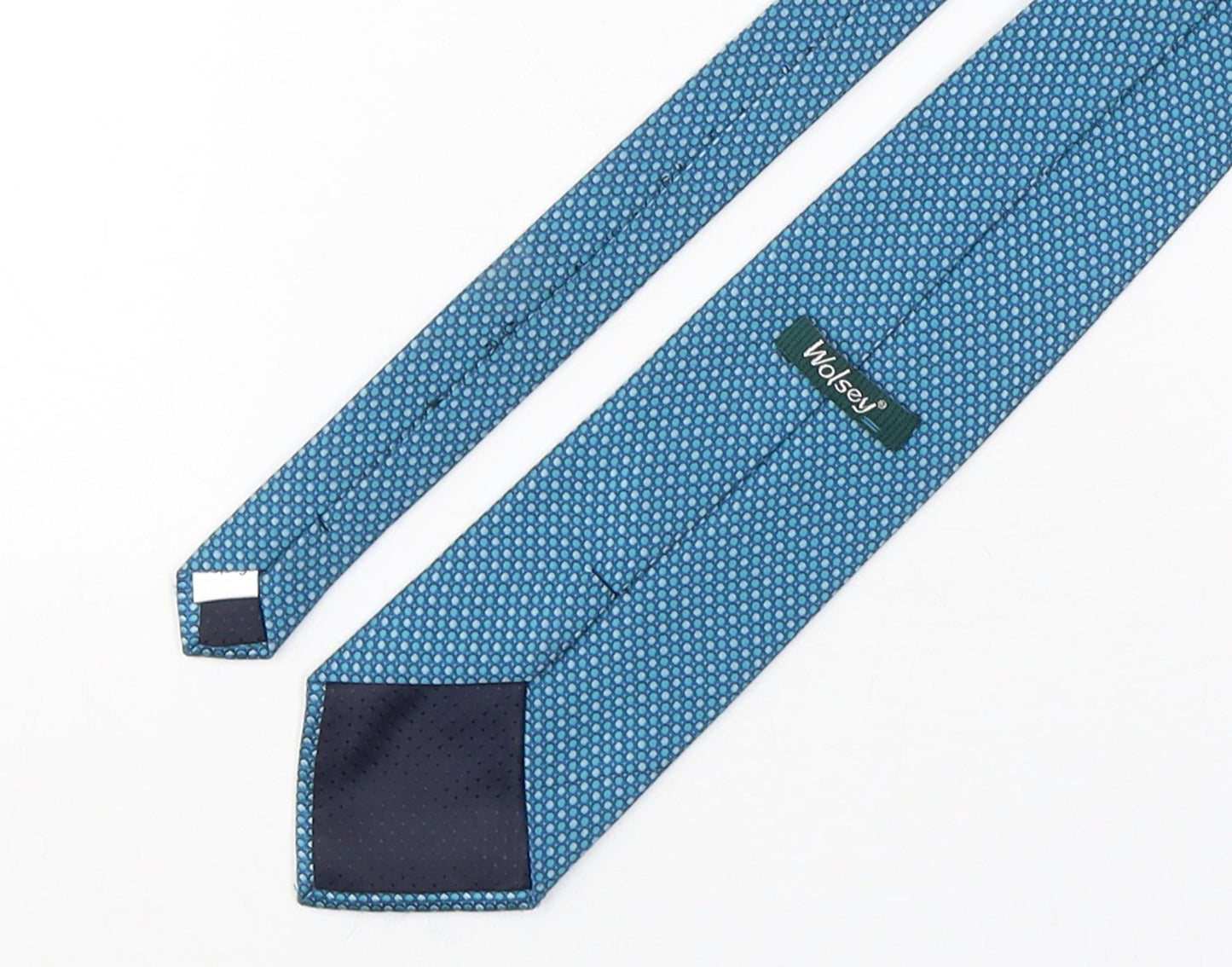 Wolsey Mens Green Polka Dot Polyester Pointed Tie One Size