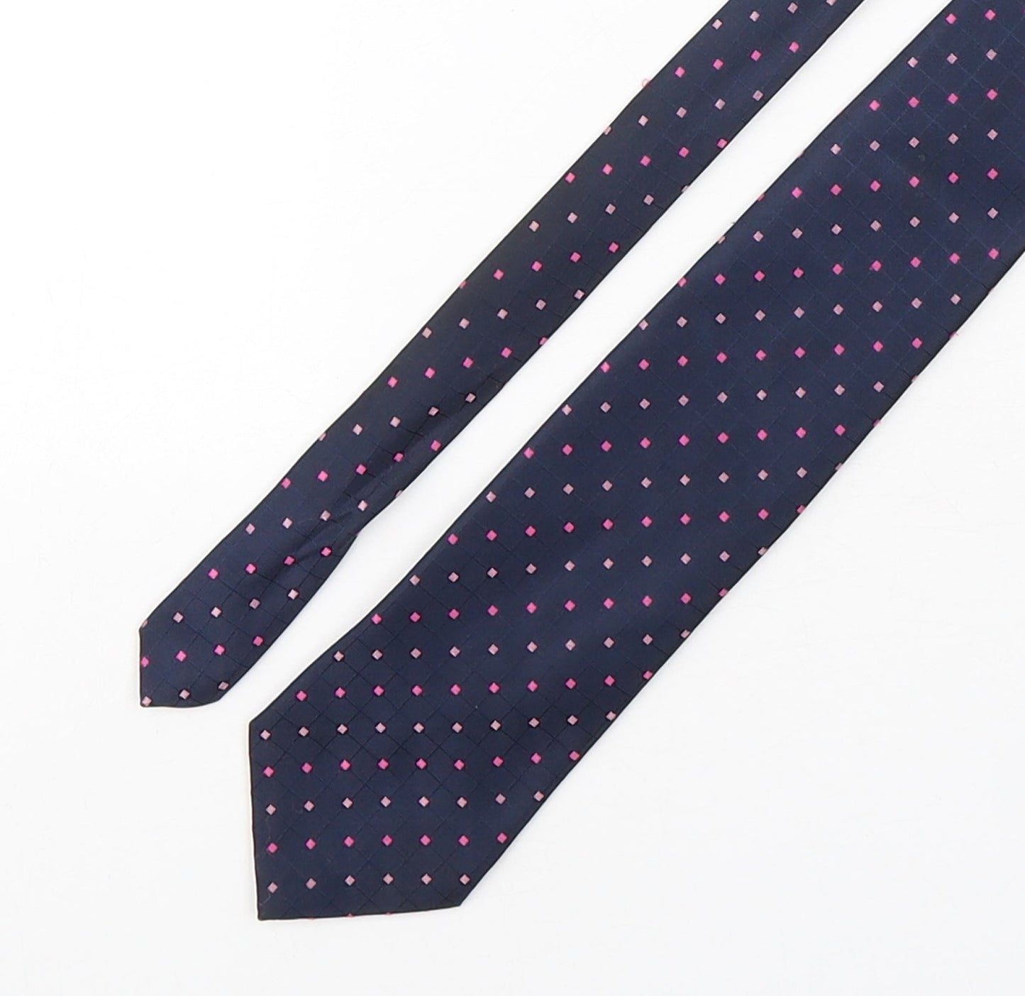 Marks and Spencer Mens Multicoloured Geometric Polyester Pointed Tie One Size