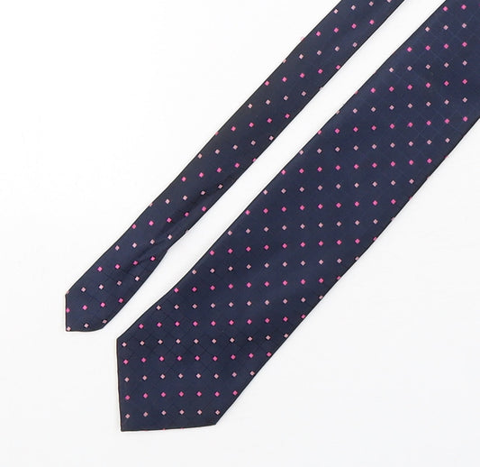 Marks and Spencer Mens Multicoloured Geometric Polyester Pointed Tie One Size