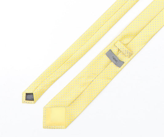 NEXT Mens Multicoloured Polka Dot Polyester Pointed Tie One Size