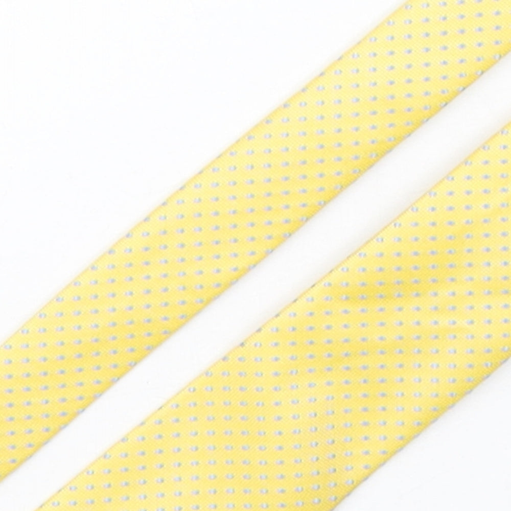 NEXT Mens Multicoloured Polka Dot Polyester Pointed Tie One Size