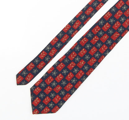 Marks and Spencer Mens Multicoloured Floral Polyester Pointed Tie One Size