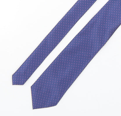 Marks and Spencer Mens Multicoloured Polka Dot Polyester Pointed Tie One Size