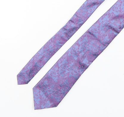 Autograph Mens Multicoloured Floral Silk Pointed Tie One Size