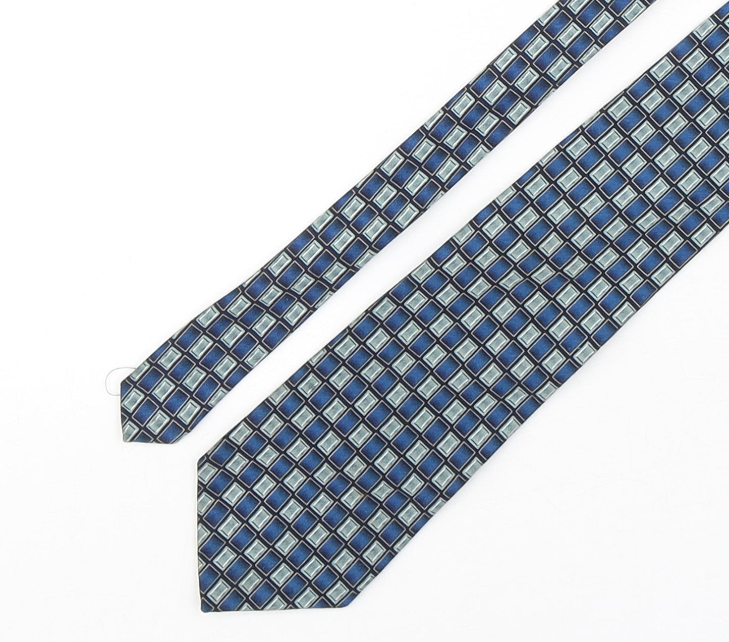 Debenhams Mens Multicoloured Geometric Polyester Pointed Tie One Size