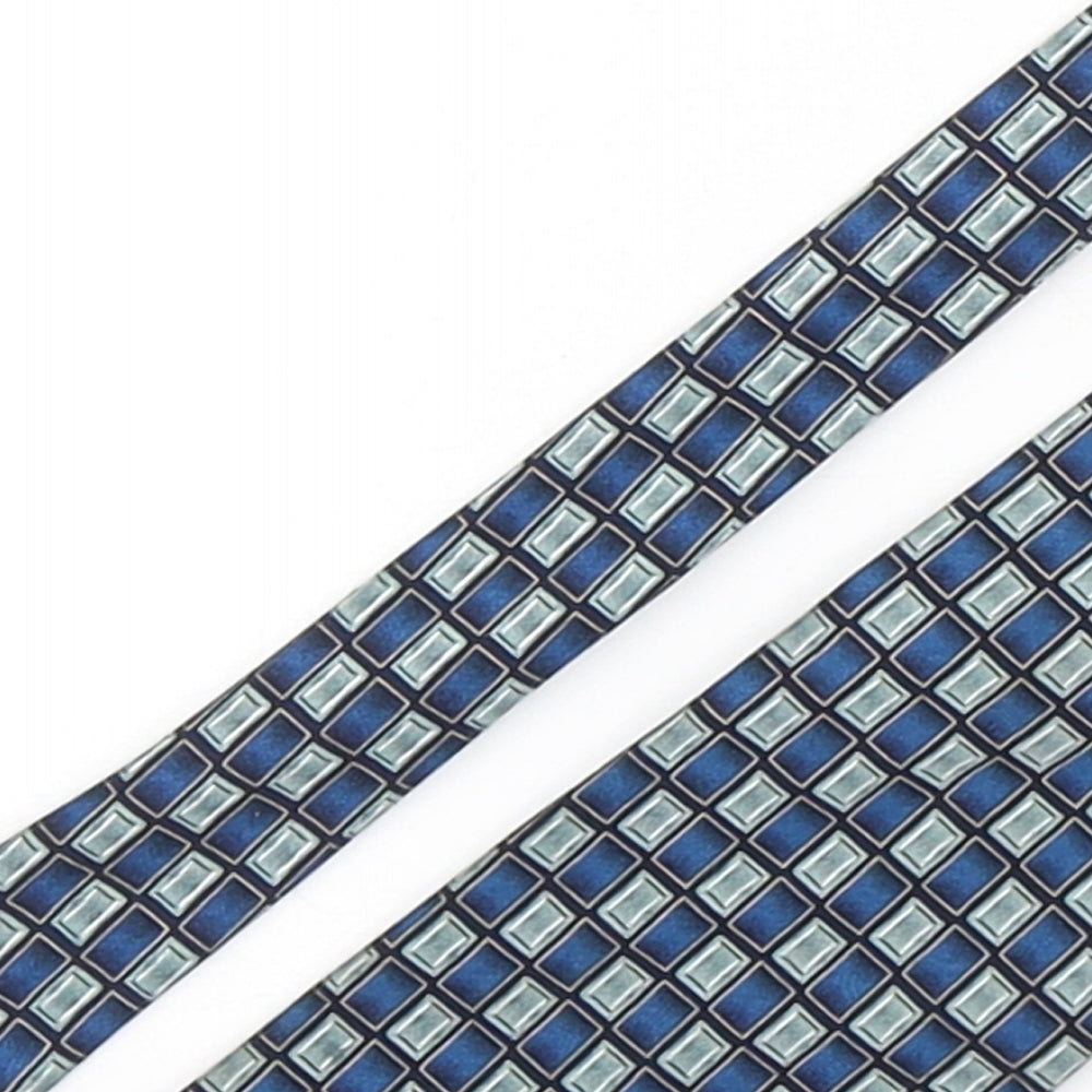 Debenhams Mens Multicoloured Geometric Polyester Pointed Tie One Size