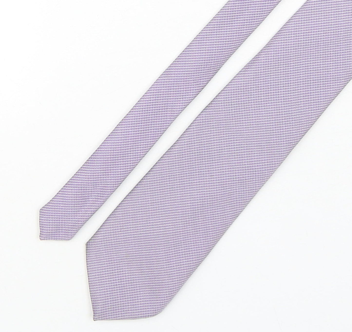 Marks and Spencer Mens Pink Plaids & Checks Silk Pointed Tie One Size