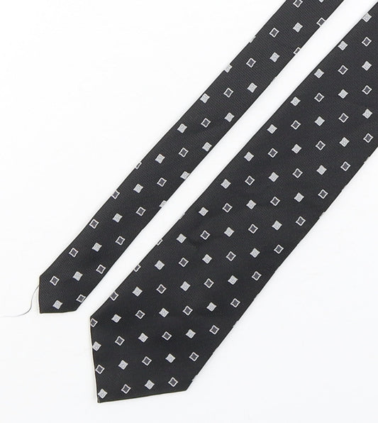 Marks and Spencer Mens Multicoloured Geometric Polyester Pointed Tie One Size