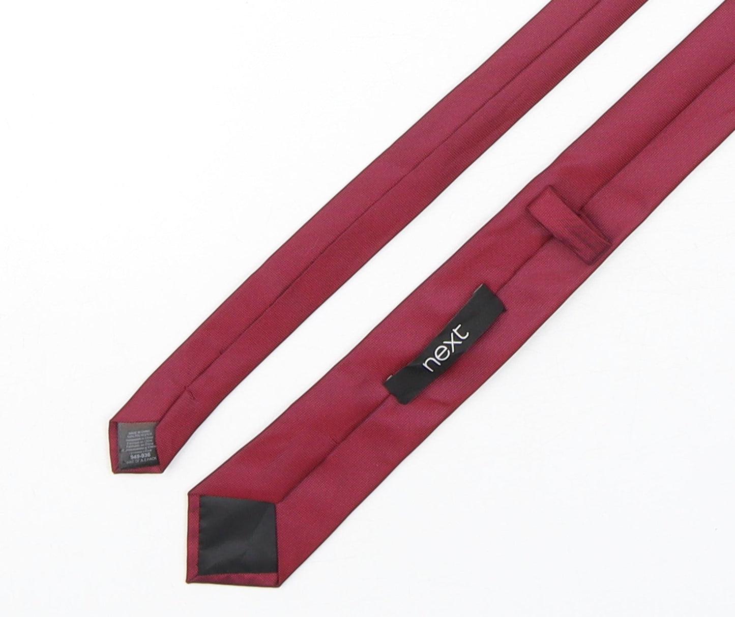 NEXT Mens Purple Geometric Polyester Pointed Tie One Size