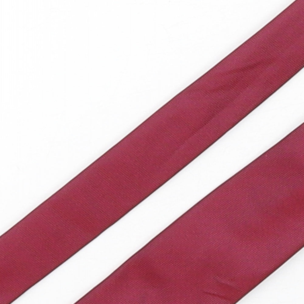 NEXT Mens Purple Geometric Polyester Pointed Tie One Size