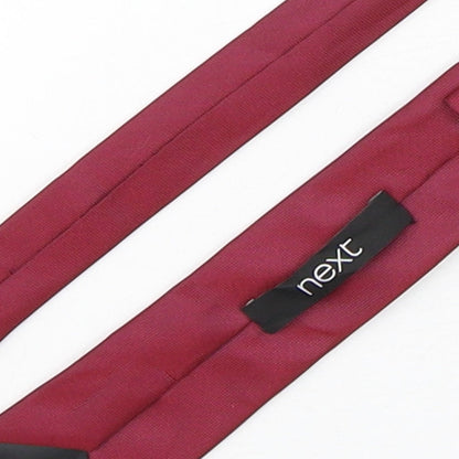 NEXT Mens Purple Geometric Polyester Pointed Tie One Size