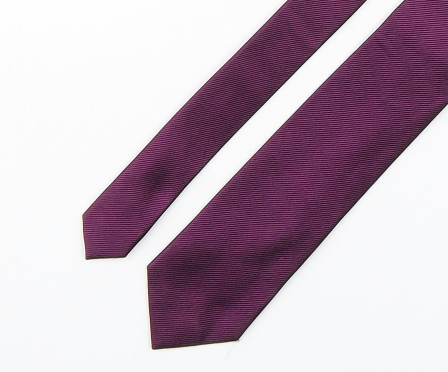 Michaelis Mens Purple  Silk Pointed Tie One Size