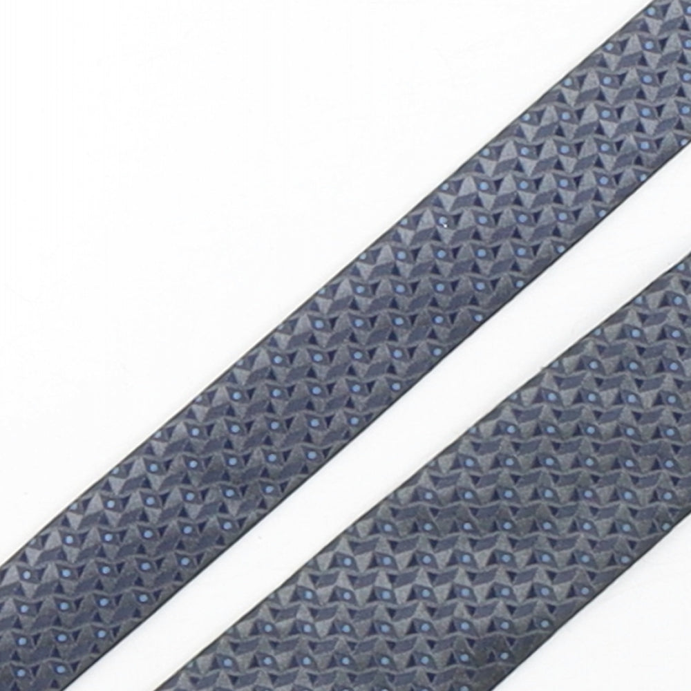 NEXT Mens Multicoloured Geometric Polyester Pointed Tie One Size