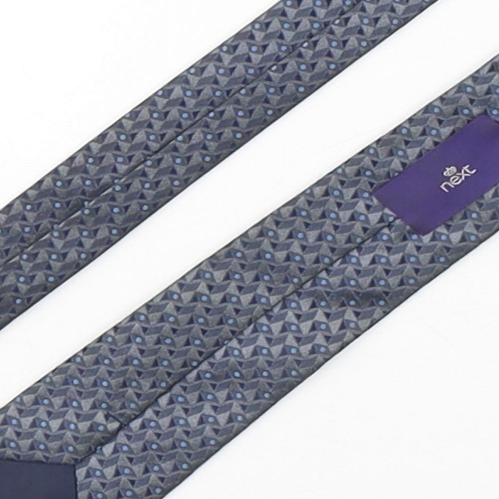NEXT Mens Multicoloured Geometric Polyester Pointed Tie One Size