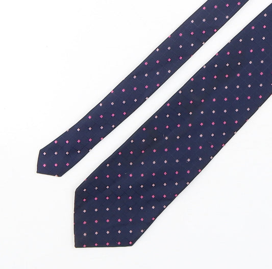Marks and Spencer Mens Multicoloured Geometric Polyester Pointed Tie One Size