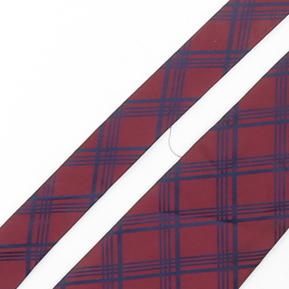 F&F Mens Multicoloured Plaids & Checks Polyester Pointed Tie One Size