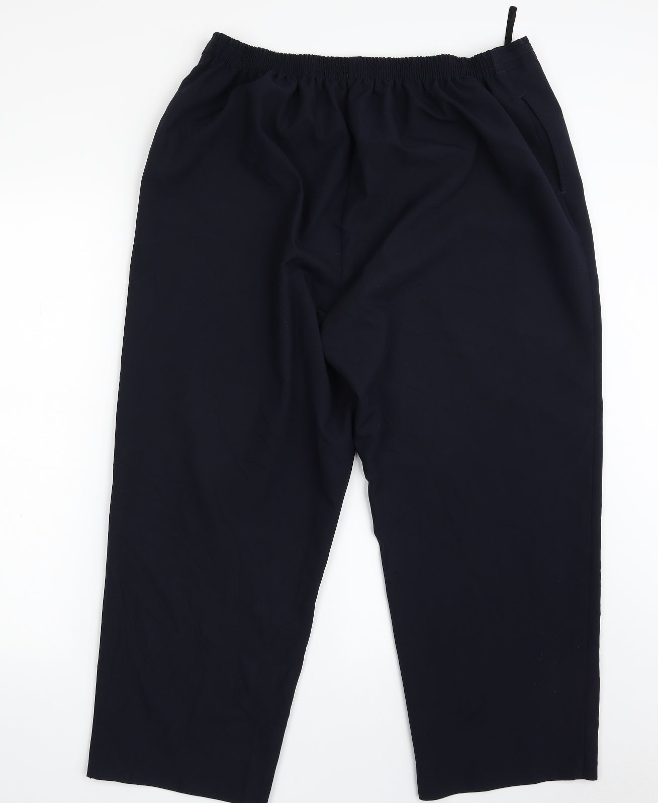 Bonmarché Womens Blue  Polyester Dress Pants Trousers Size 20 L26 in Regular