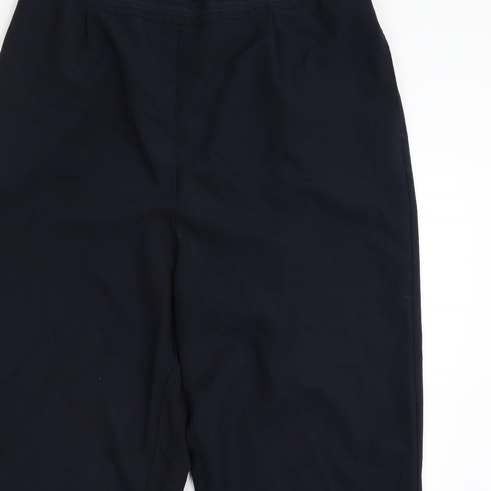 Bonmarché Womens Blue  Polyester Dress Pants Trousers Size 20 L26 in Regular