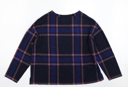 Womens UK Size 16 Marks and Spencer Blue Pullover Sweatshirt