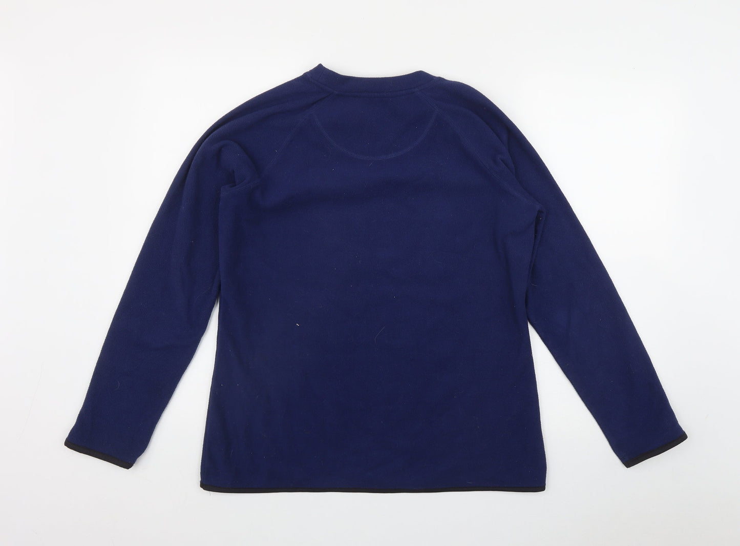 Crane Womens Blue  Polyester Pullover Sweatshirt Size M